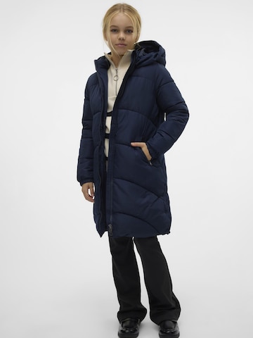 Vero Moda Girl Coat in Blue: front