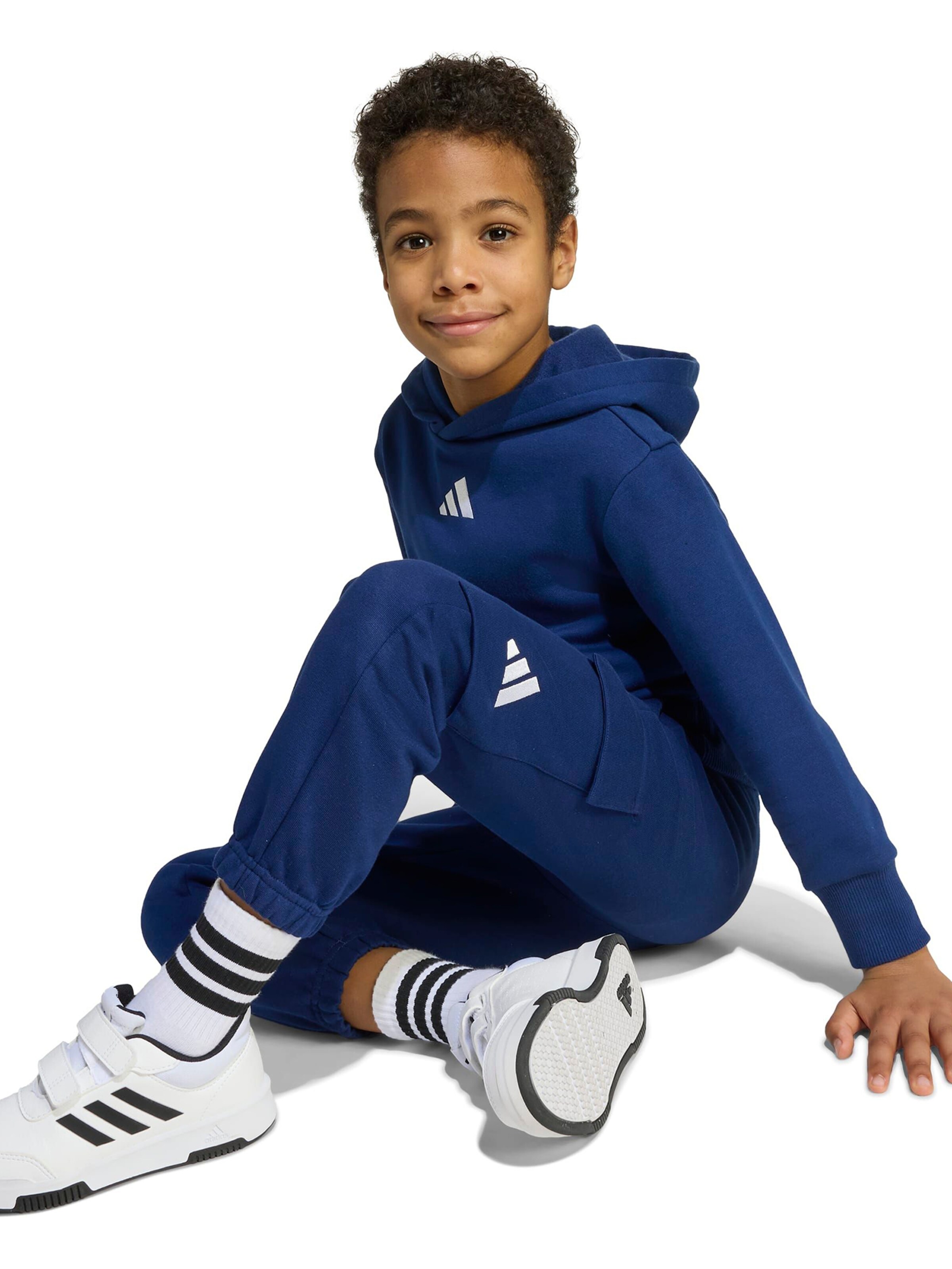 ADIDAS SPORTSWEAR Спортен суитшърт 'Essentials' в синьо