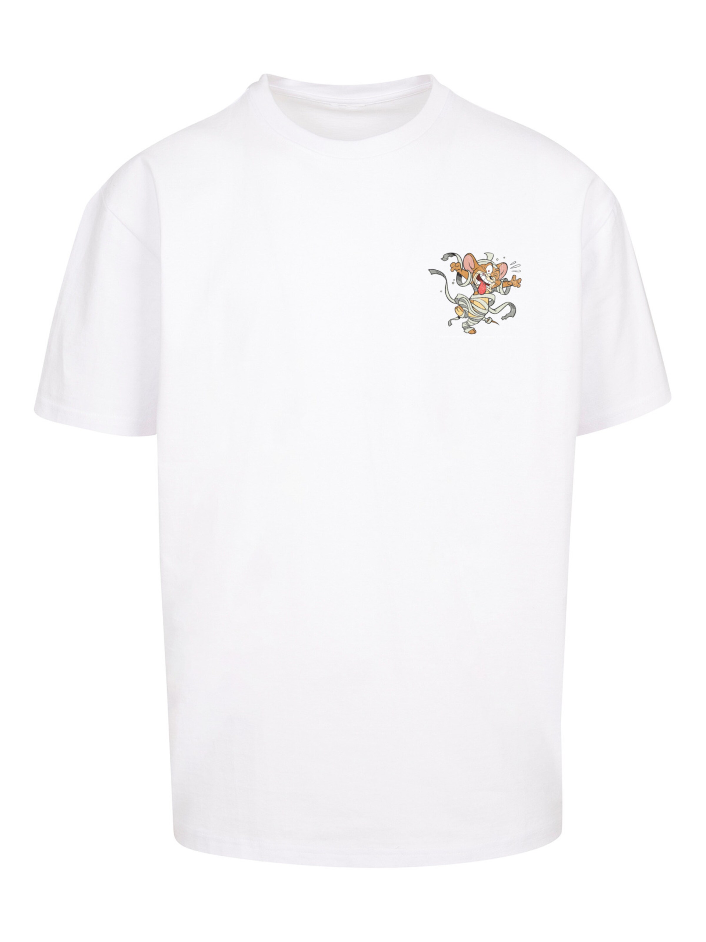 F4NT4STIC T-Shirt 'Tom And Jerry Mummy Jerry' in Weiß: Vorderseite