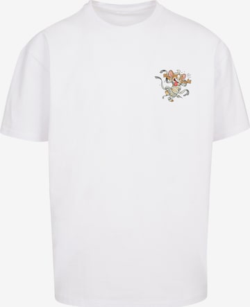 F4NT4STIC T-Shirt 'Tom And Jerry Mummy Jerry' in Weiß: Vorderseite