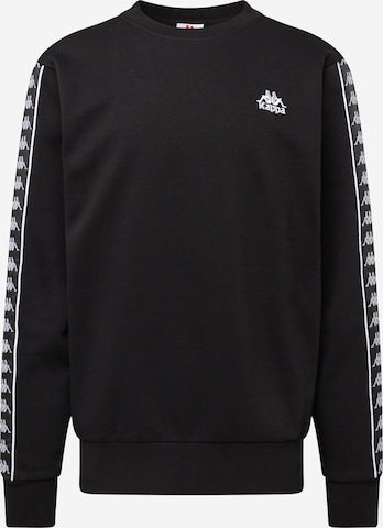 KAPPA Sweatshirt in Zwart: voorkant