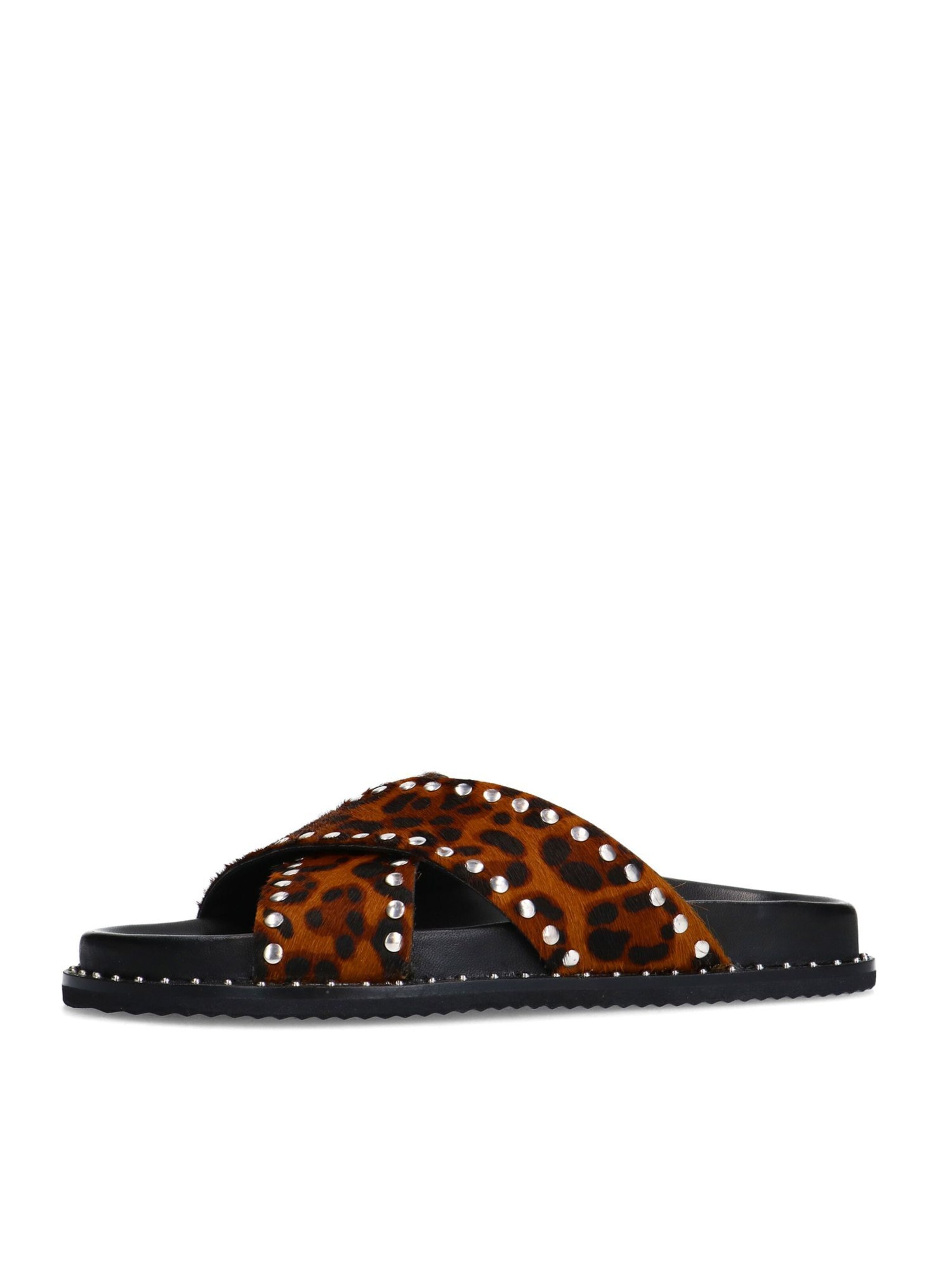 Mule SACHA en marron : devant