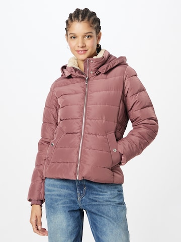 ONLY Winter Jacket 'CAMILLA' in Pink: front