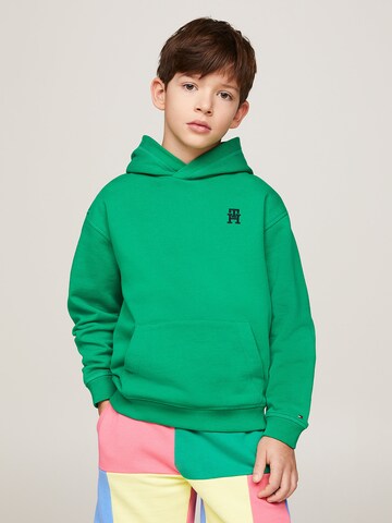 Sweat TOMMY HILFIGER en vert : devant