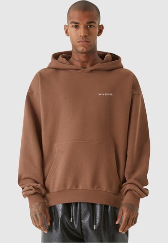 9N1M SENSE Sweatshirt 'Blazing Horizon' in Bruin: voorkant