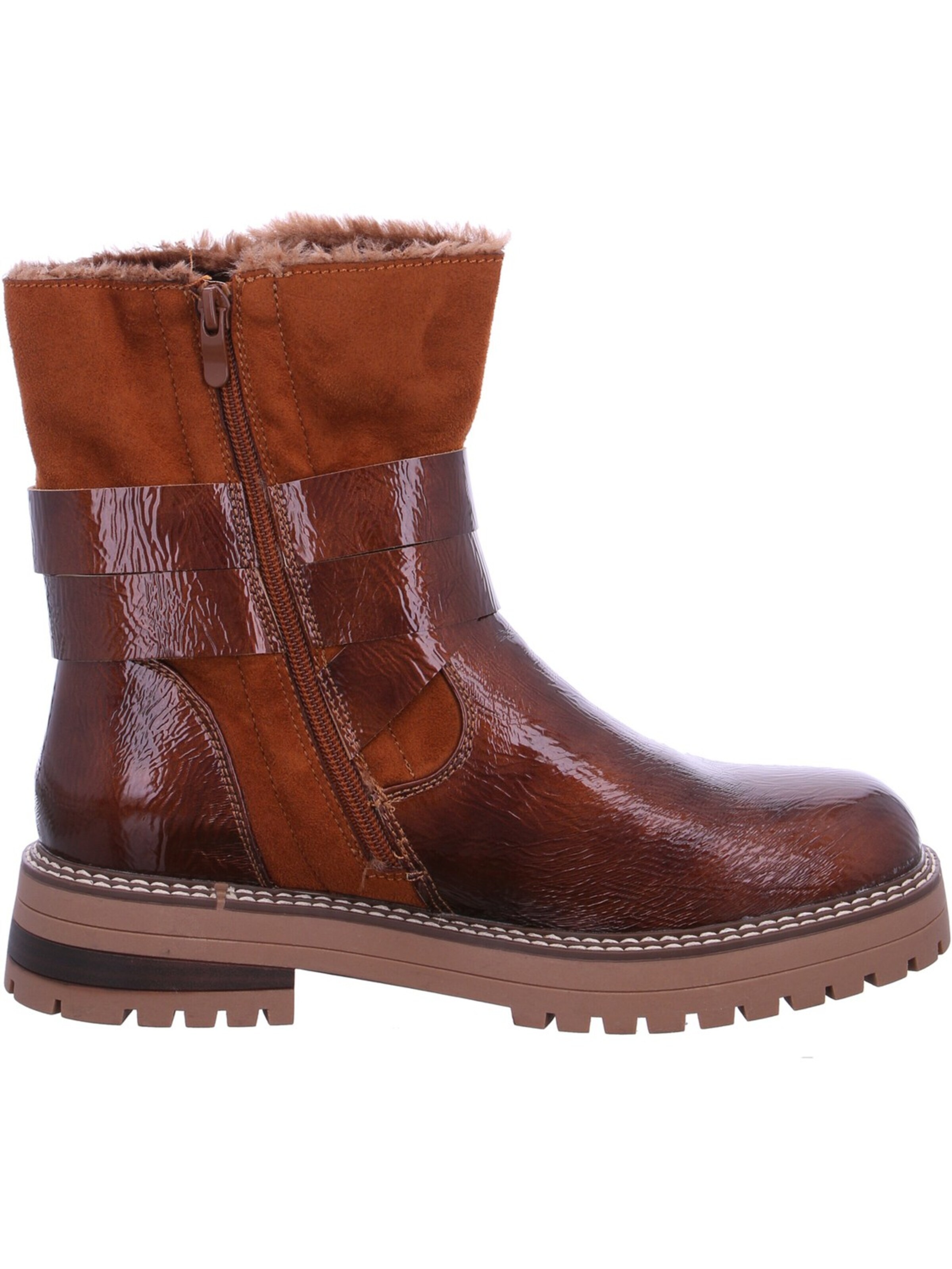 Laufsteg München Lace-Up Boots in Brown
