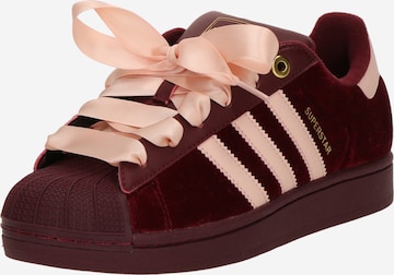 ADIDAS ORIGINALS Matalavartiset tennarit 'SUPERSTAR II' värissä punainen: etupuoli