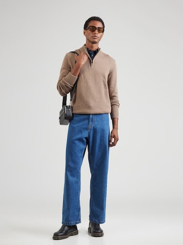 Bruun & Stengade - Pullover 'Stian' em castanho