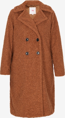 MYMO Overgangsfrakke i brun: forside