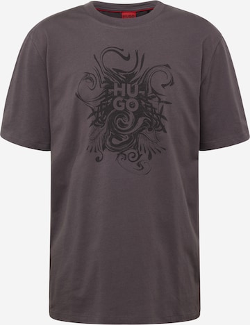 HUGO Red Shirt 'Dinkerton' in Grey: front