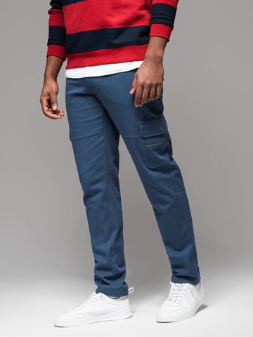 Ombre Regular Trousers in Blue