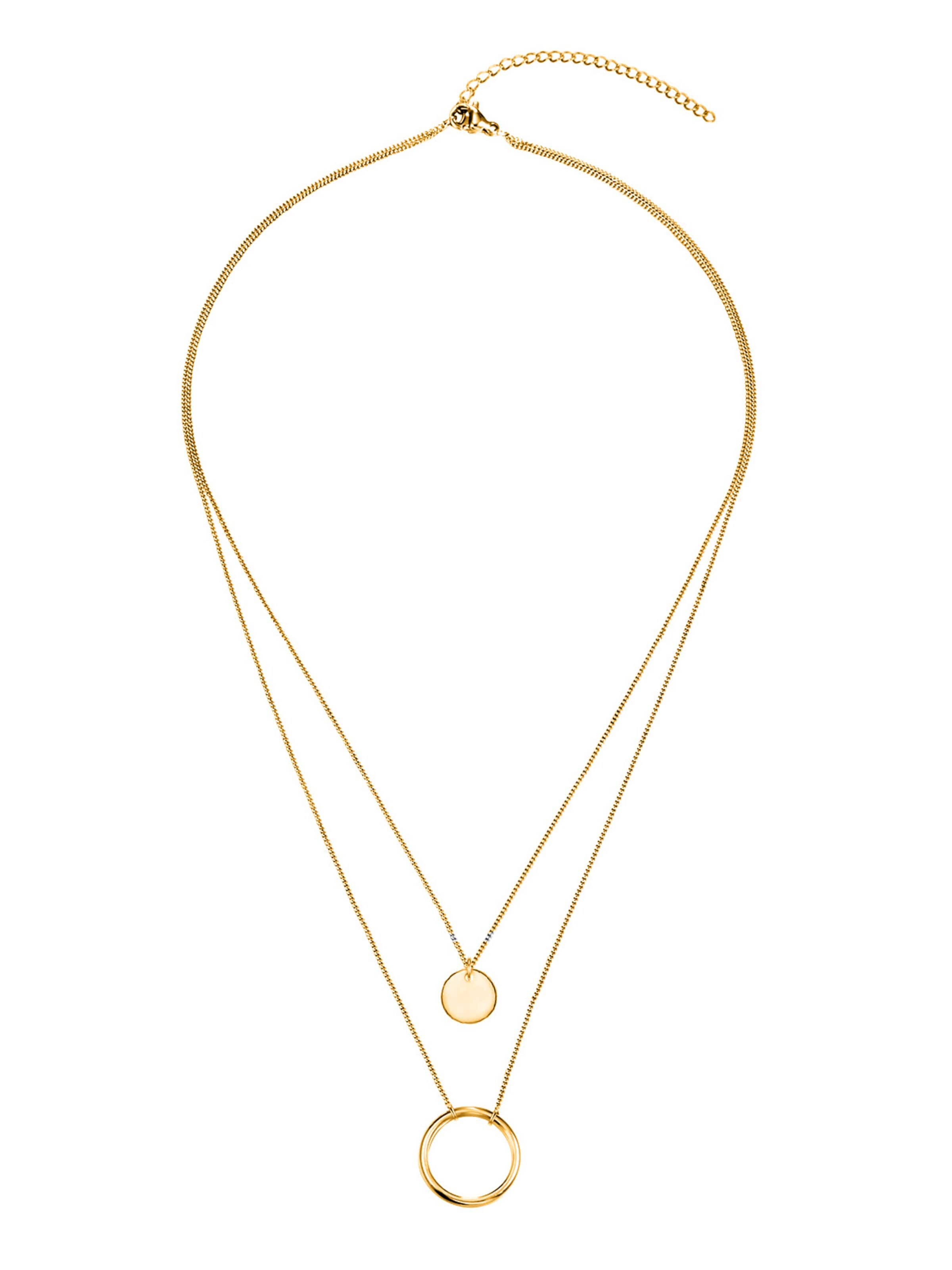 day berlin Kette 'Circle'‌ in Gold: Vorderseite
