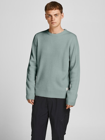 JACK & JONES Πουλόβερ 'JCODALTON' σε γκρι: μπροστά