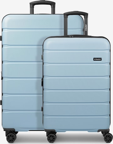 Saxoline Suitcase set 'Miami' in Blue: front