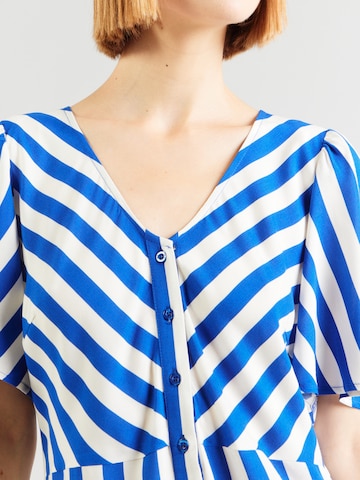 YAS - Vestido camisero 'YASSAVANNA' en azul