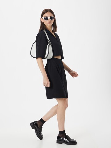 Calvin Klein Jeans Shirt Dress in Black