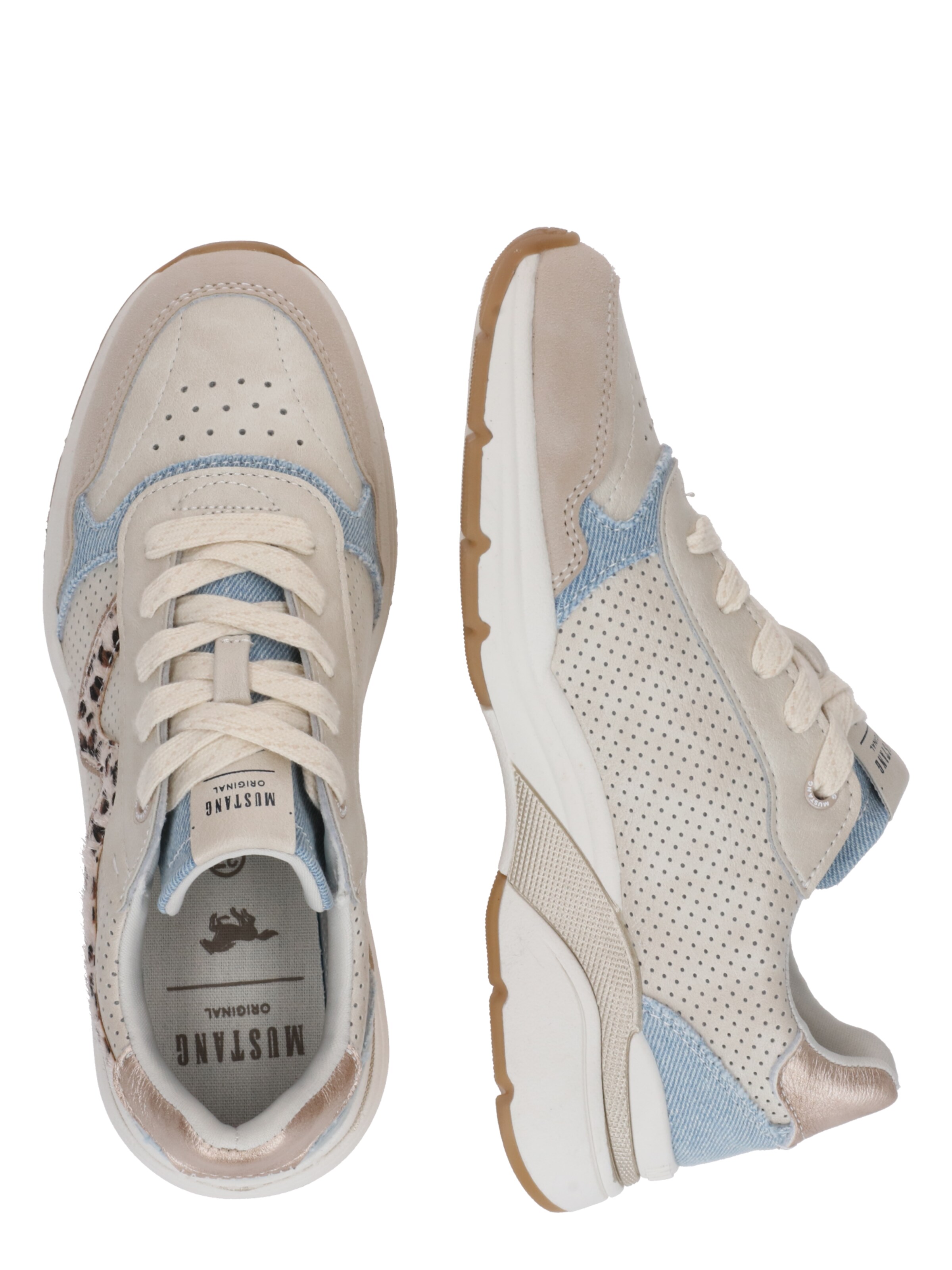 Sneaker low de la MUSTANG pe bej