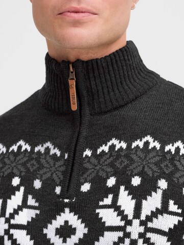 !Solid Pullover 'Norwin' in Grau