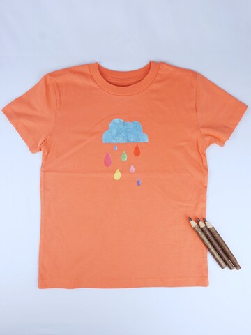 MelaDi Shirt 'Regenwolke' in Orange