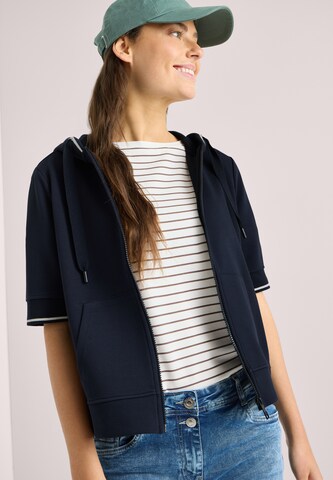 CECIL Sweatjacke in Blau: Vorderseite