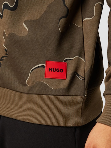 HUGO Red - Sweatshirt 'Durdock' em verde