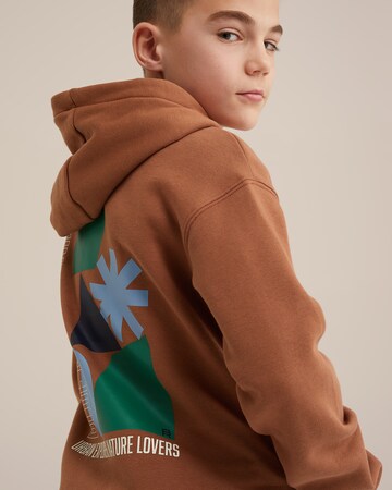 WE Fashion Sweatshirt in Brown