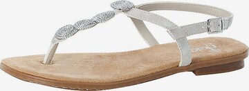RIEKER Sandale in Silber: front