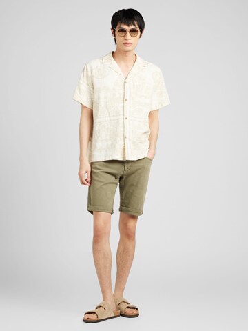 Les Deux Regular fit Button Up Shirt 'Lesley' in Beige