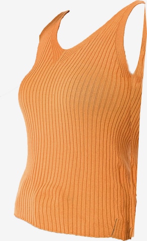 Top in maglia di Dandalo in arancione: frontale