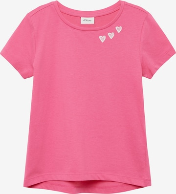 s.Oliver T-Shirt in Pink: Vorderseite