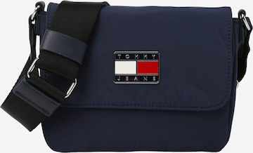 Tommy Jeans - Bolso de hombro en azul: frente