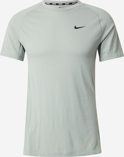 NIKE Tehnička sportska majica 'FLEX REP' u pastelno zelena / crna, Pregled proizvoda
