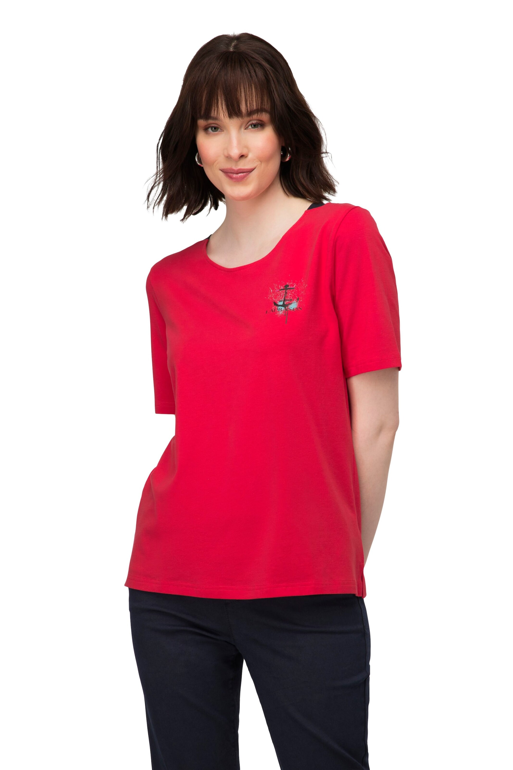 T-shirt LAURASØN en rouge : devant