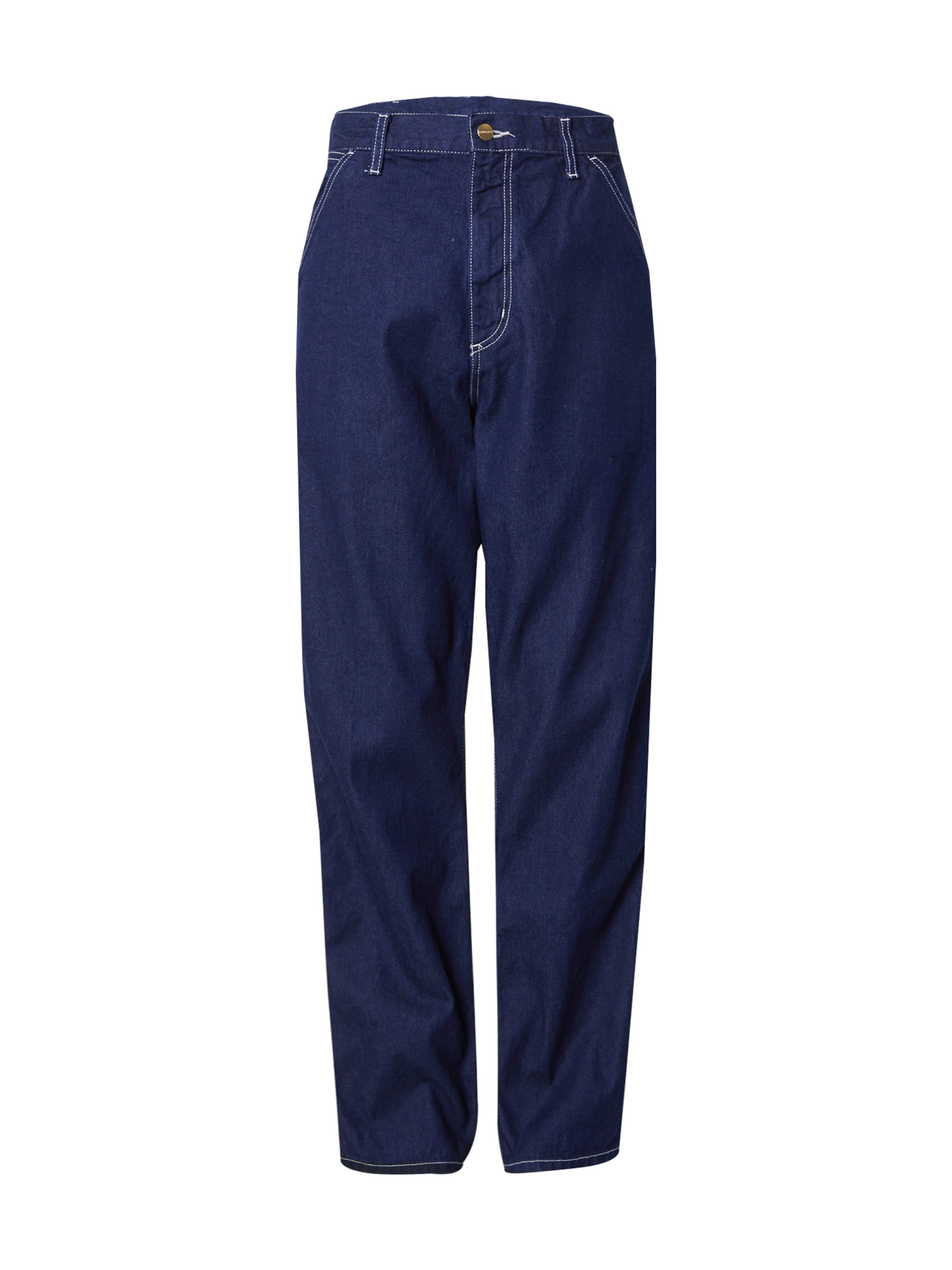 Carhartt WIP Свободный крой Джинсы в Синий: спереди