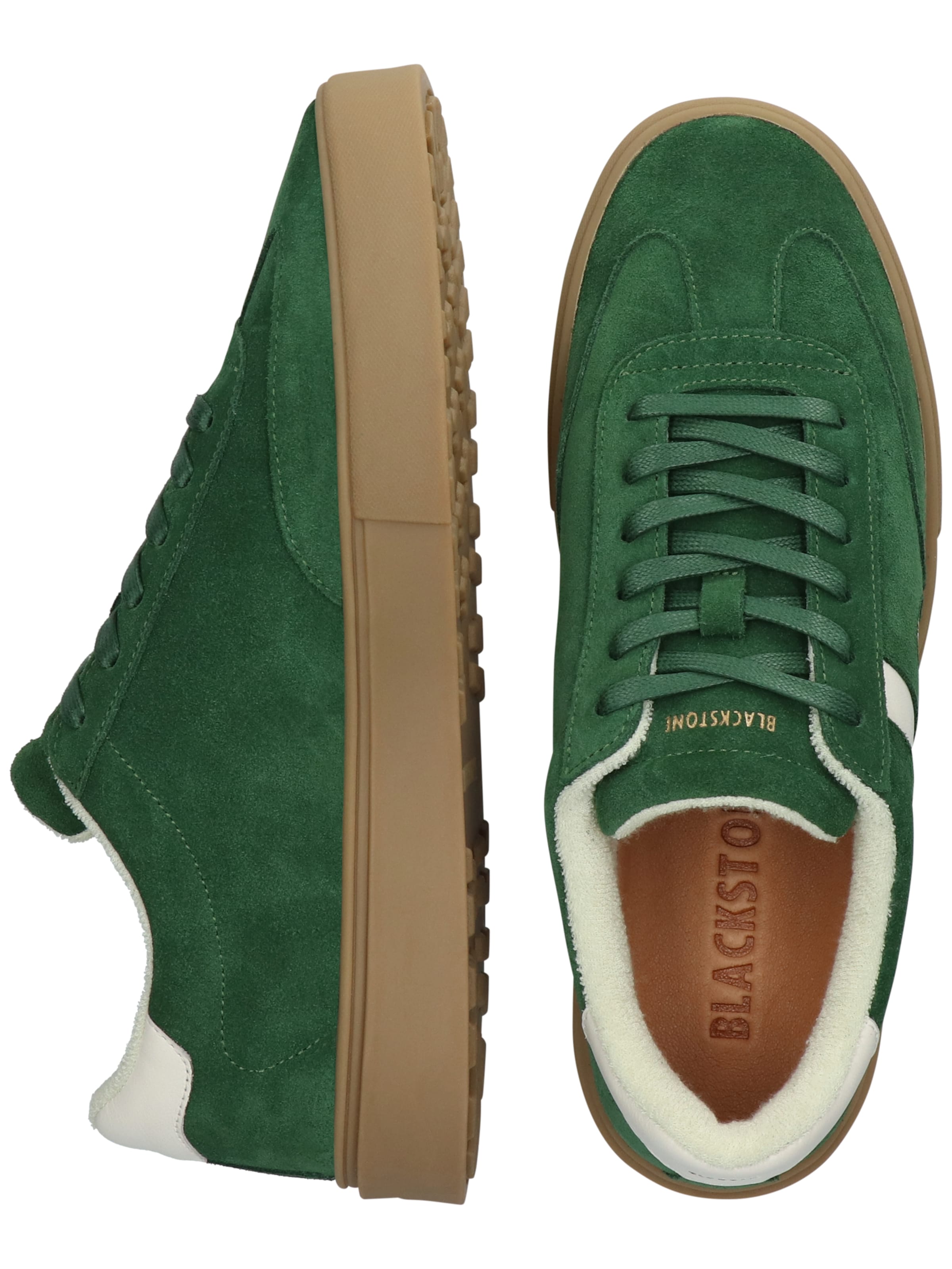 BLACKSTONE Låg sneaker 'Quartz Auden EG555' i grön