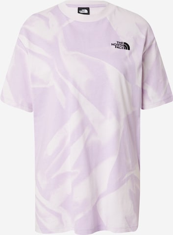 T-shirt THE NORTH FACE en violet : devant