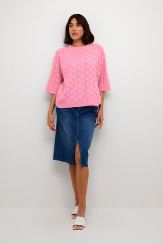Kaffe Pullover 'Malene' in Pink