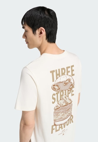 ADIDAS SPORTSWEAR - Camisa funcionais 'Burger Flavor' em branco