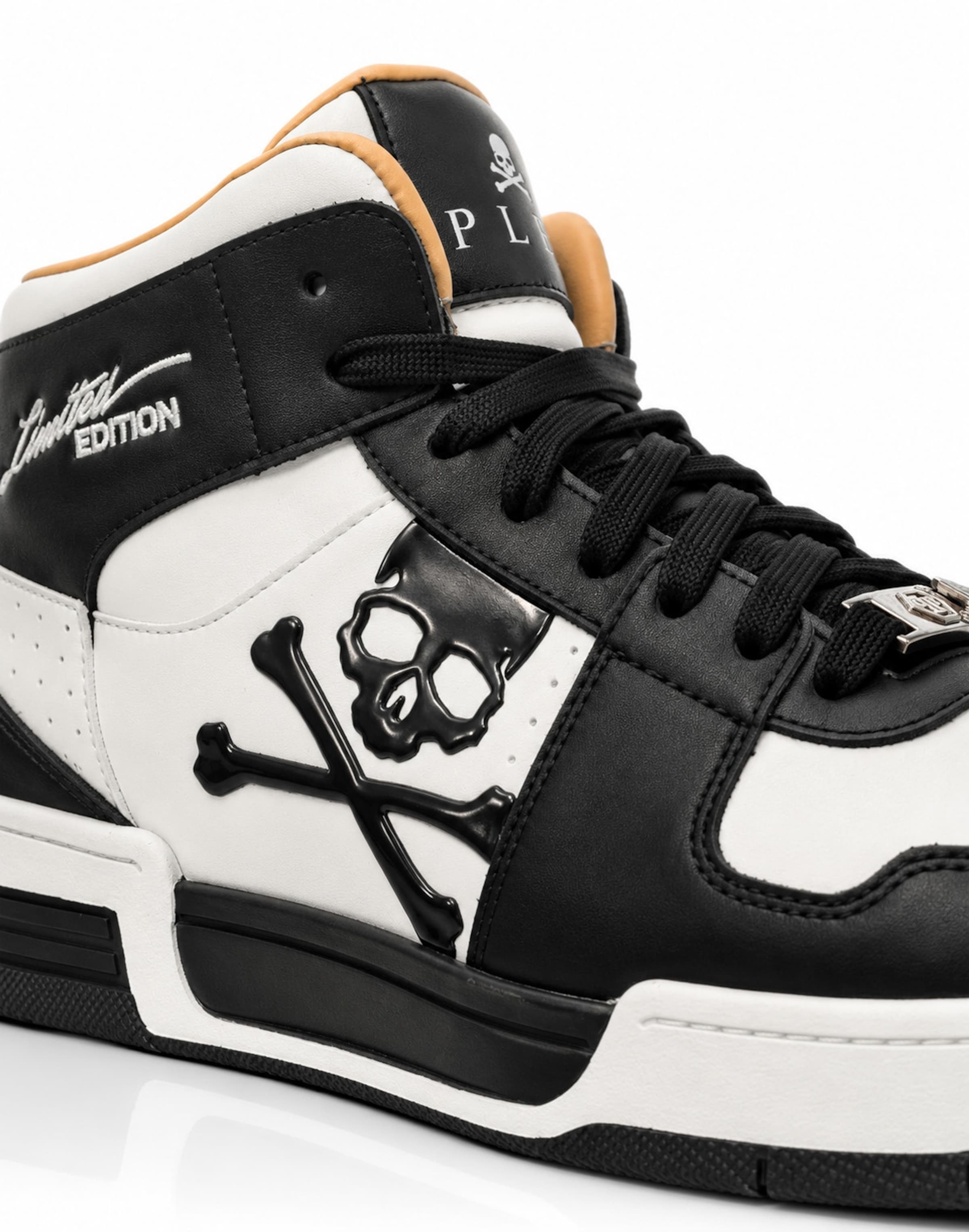Philipp Plein - Sapatilhas altas 'Notorius' em preto