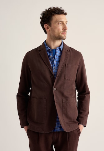 Seasalt Cornwall Regular fit Colbert ' Tollgate ' in Bruin: voorkant