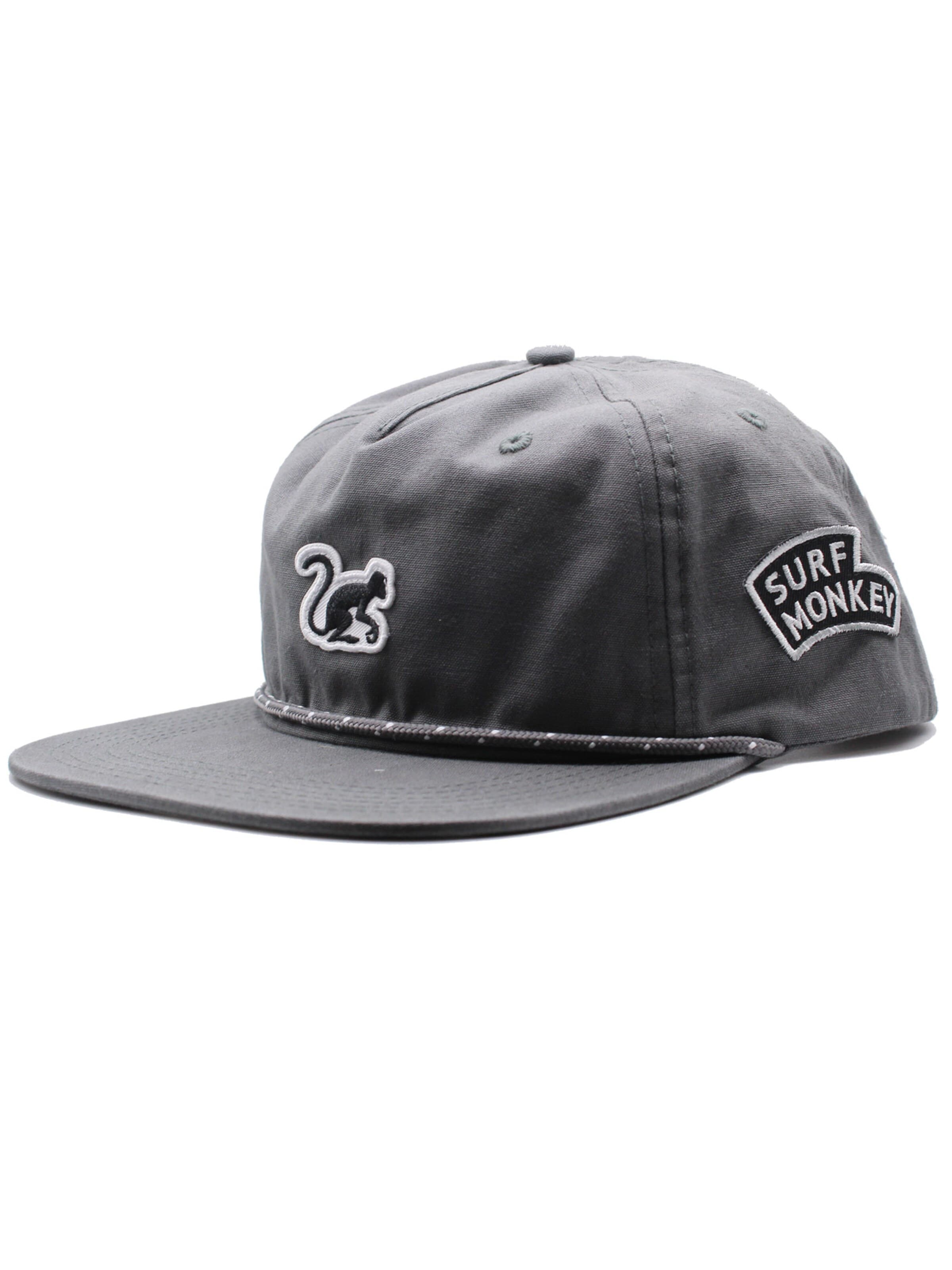 Surf Monkey - Gorra en gris: frente