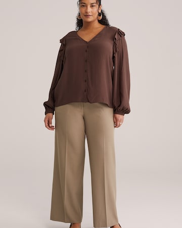 Camicia da donna di WE Fashion in marrone