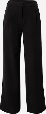 Noisy may Wide leg Pleat-front trousers 'TOBY' in Black: front