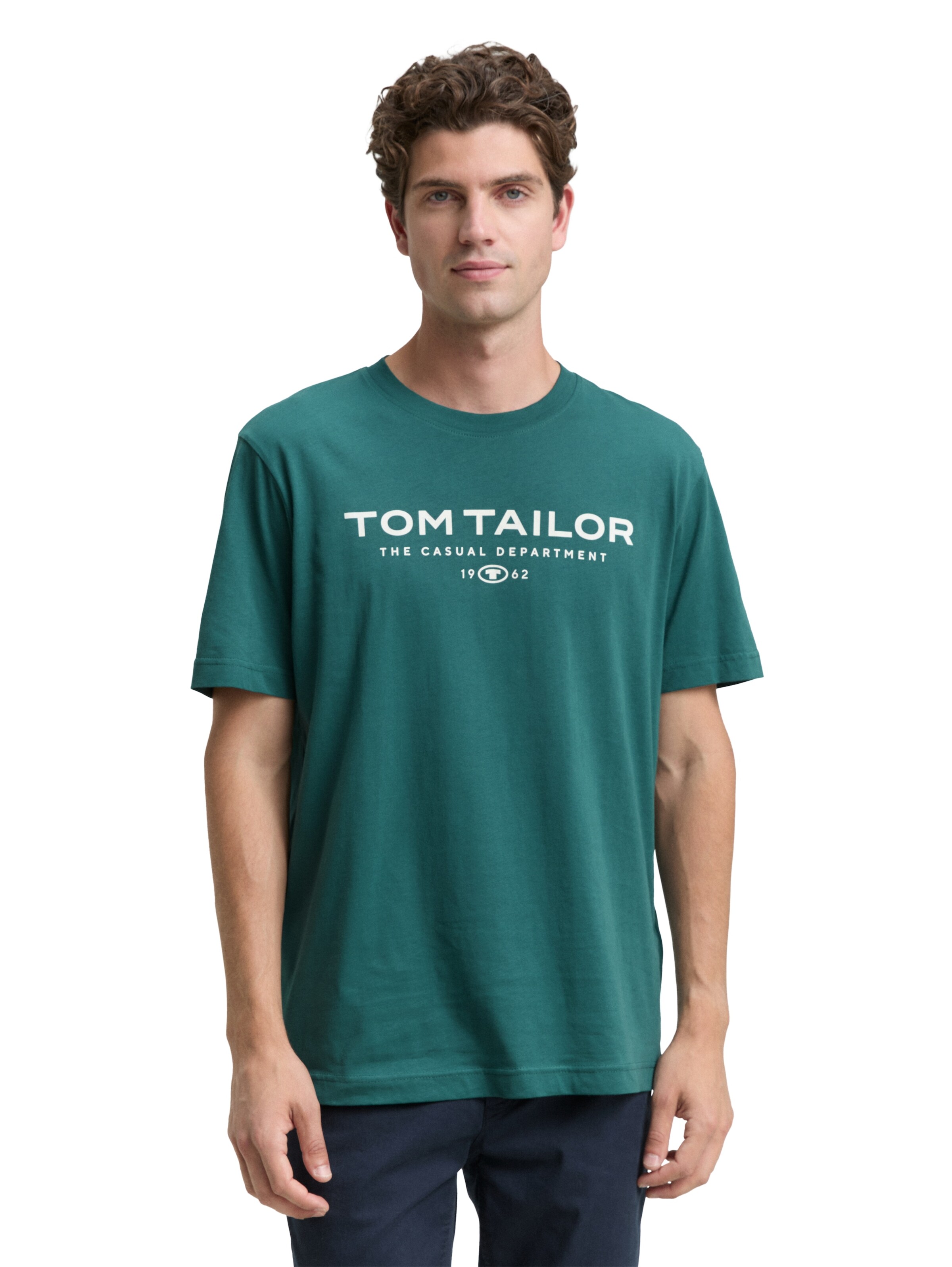 TOM TAILOR Shirt in Green: front