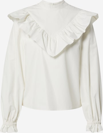 2NDDAY - Blusa 'Crispy' en blanco: frente