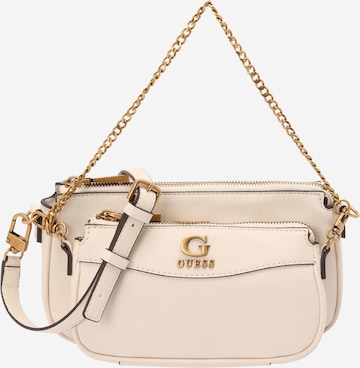 GUESS - Bolso de hombro 'Nell' en beige: frente