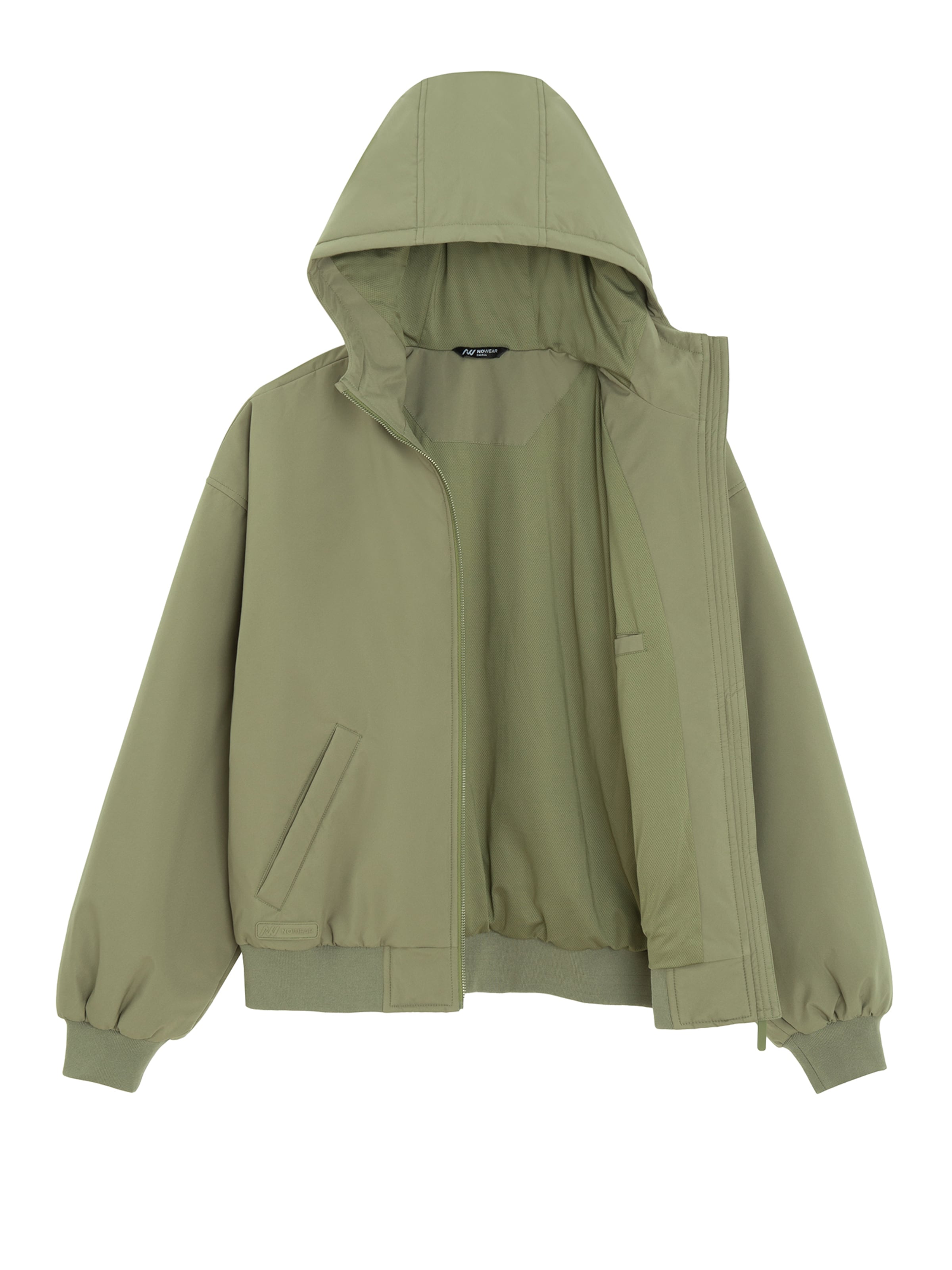 NoWear Välikausitakki värissä vihreä: etupuoli