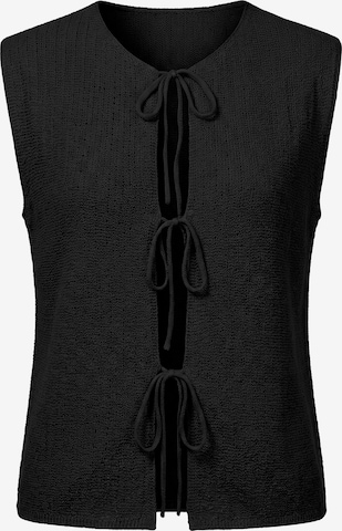 Imily Bela Вязаная жилетка в Черный: спереди