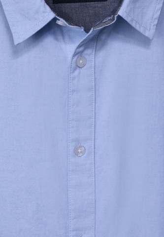 Street One MEN Regular fit Button Up Shirt in Blue