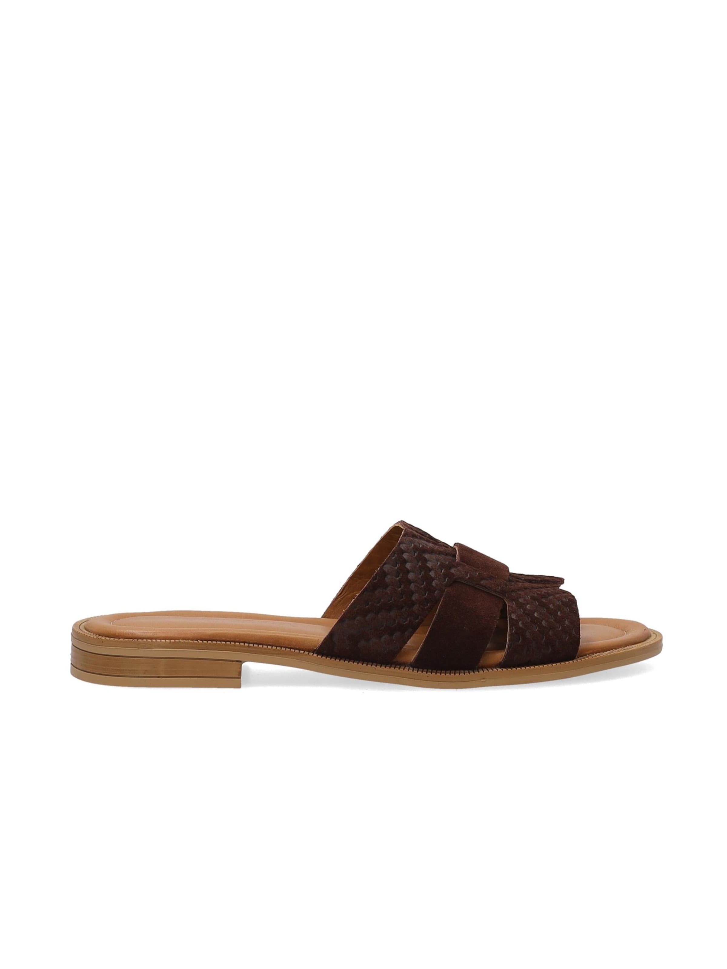 VENEZIA Mules in Brown: front